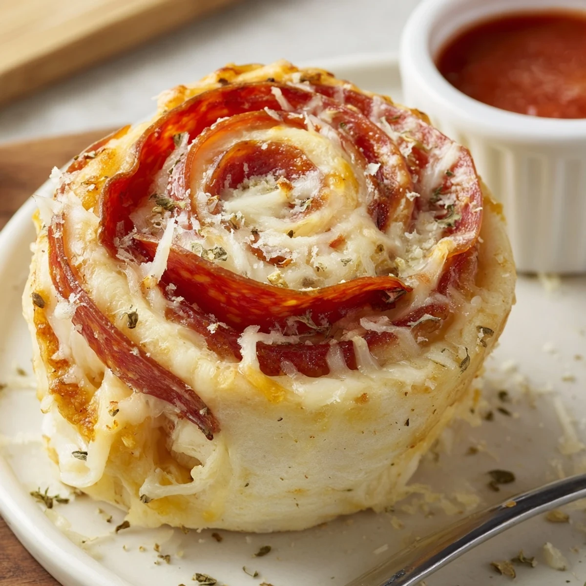 Warm Pepperoni Pizza Roll Breadsticks Recipe showing gooey mozzarella and golden crust