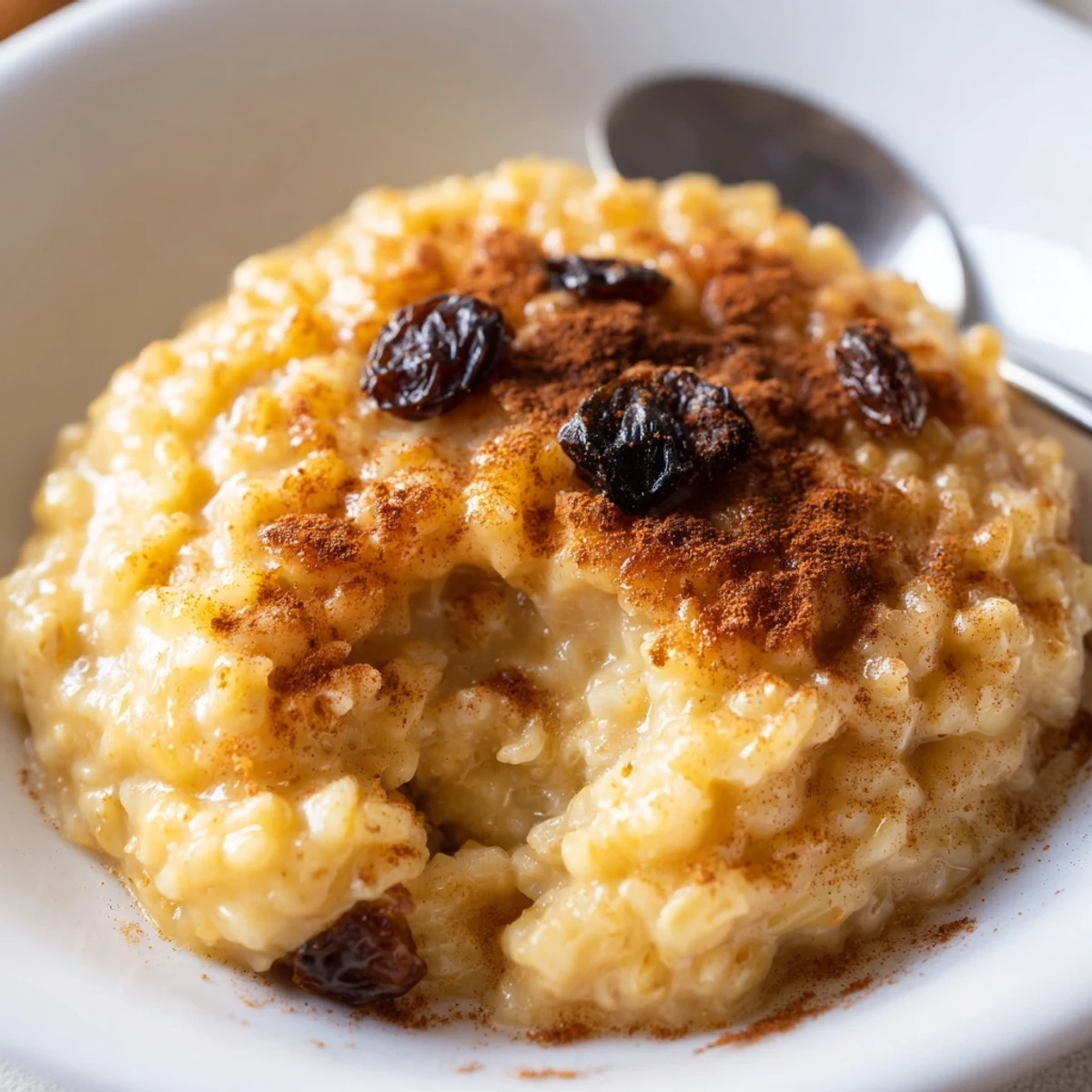Oven-browned, creamy, cinnamon-sprinkled Delicious Condensed Milk Baked Rice Pudding Recipe To Try