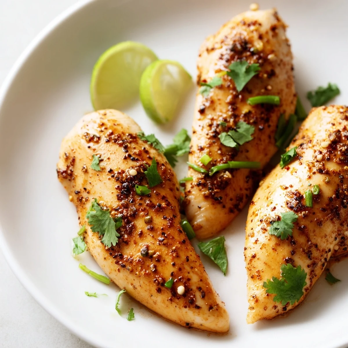 Juicy spicy jalapeno chicken recipe seared with fresh sliced peppers and onions.  