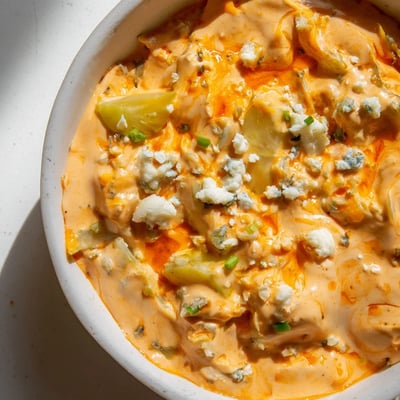 Buffalo Pickle Dip For Game Day