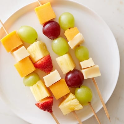 Fruit And Cheese Kabobs