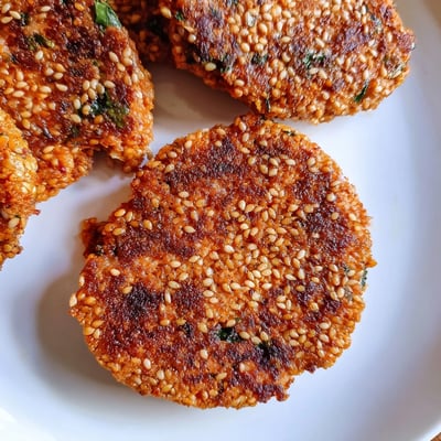 Harissa Sesame Salmon Patties