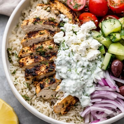 Greek Chicken Bowls